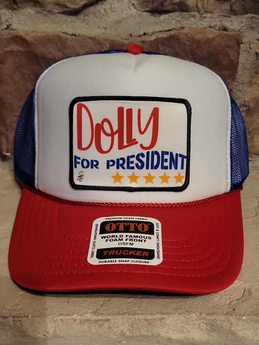 Dolly For President Trucker Hat